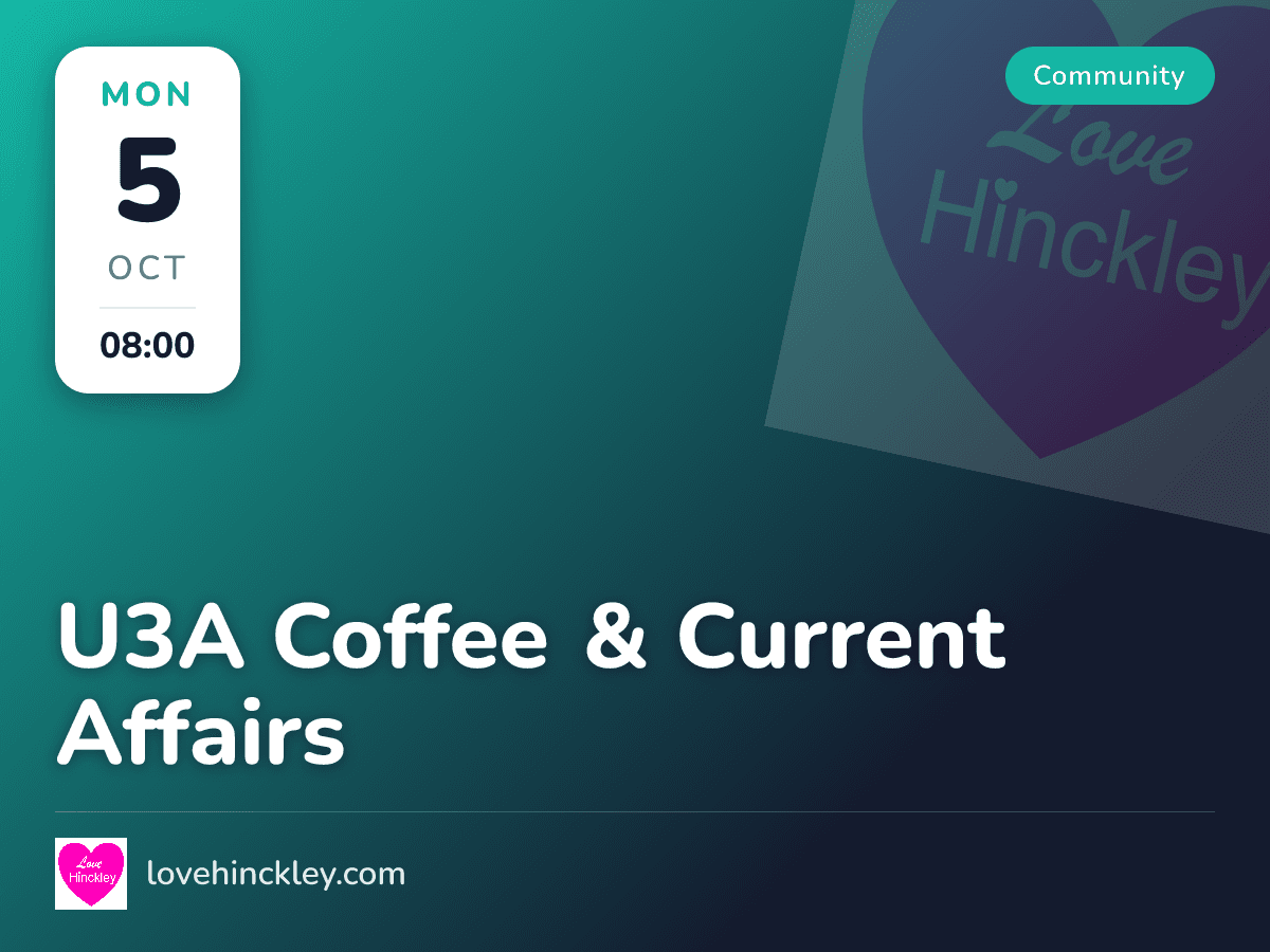 U3A Coffee & Current Affairs