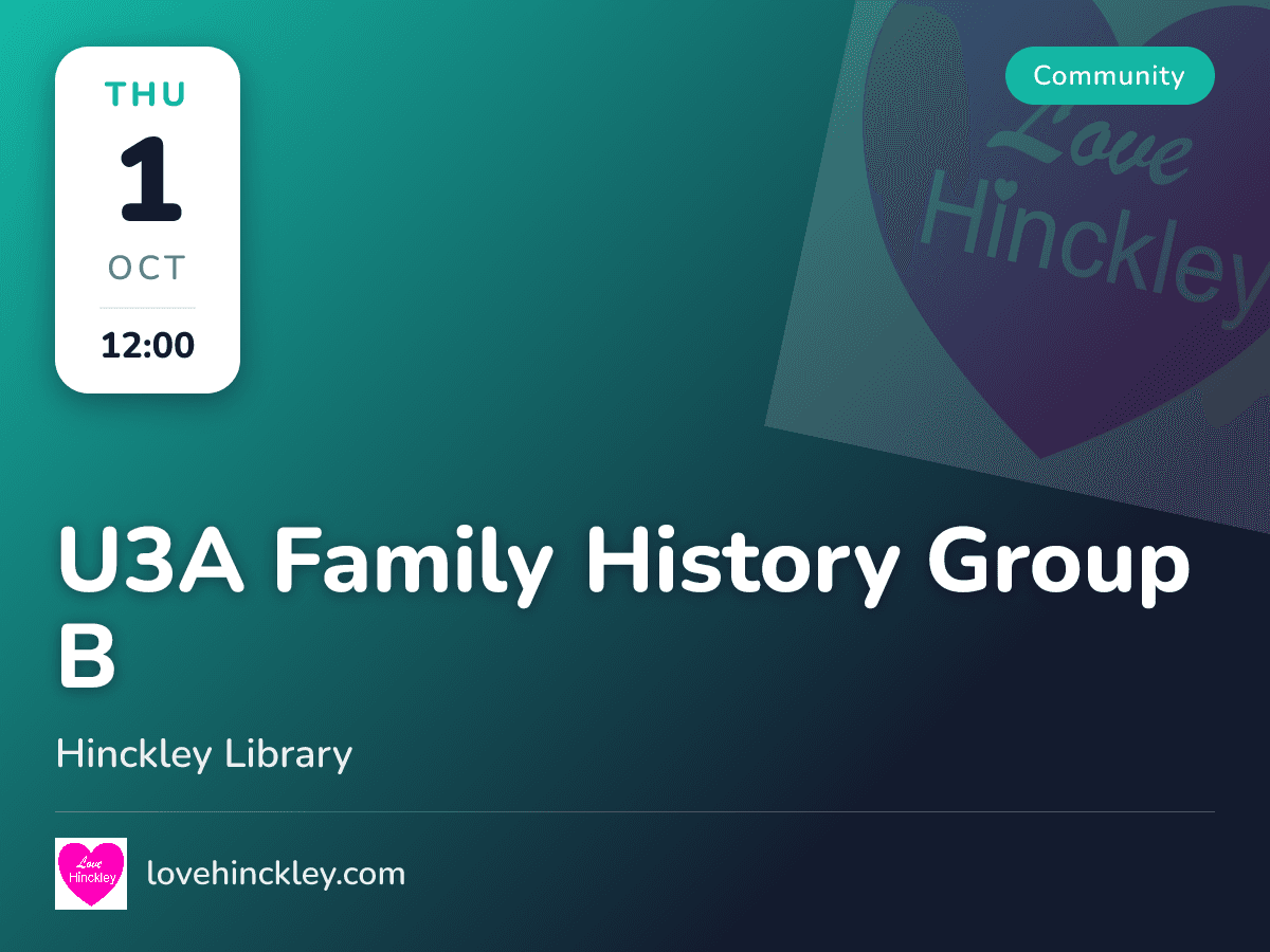 U3A Family History Group B