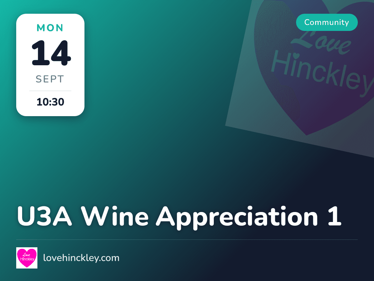 U3A Wine Appreciation 1